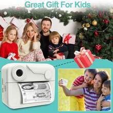 Children's Instant Print Camera Toy, Equipped With Dual 1080P HD Cameras, 1200mAh Battery, Two Printing Modes And Three Printing Densities, Perfect Gift For Kids, Suitable For Christmas And New Year - Multicolor - View 7