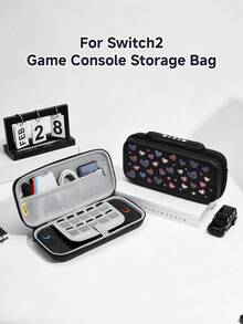 Cailai Colorful Graffiti Heart Print Switch 2 (2025)/Switch NS/Switch OLED Game Console Accessory Set, Game Console Protective Case/Storage Bag, TPU Soft Shell/Hard Shell Detachable Stand, Beautiful & Practical, Portable Stand, Travel Friendly, Anti-Drop, Anti-Scratch, Stain Resistant, Fashionable Romantic Gift - View 8
