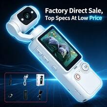 Portable Handheld Action Video Camera Camcorder 2026 New Model In Black For Outdoor Sports Fans 180 Degree Rotating Camera 1 9 Inch HD Display AF Focus Ultra Clear Night Shot Stylish For Home Videos Hiking Trips Camping Days And S - View 13