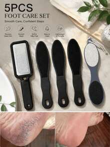 5/1PC 4-In-1 Multifunctional Foot Skin File Heel Exfoliation Callus Removal Foot Rubbing Board Hand And Foot Care Tool With Foot Brush, Pumice Stone, Foot File And Sandpaper Suitable For Home Foot Care - Multicolor - View 9