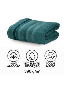 Bath Towel Set 4 Pieces 100% Cotton Thick Super Soft Terry Excellent Absorption New Premier Valletex - 綠色 - 查看 4