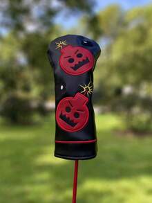 1pc- Driver Fairway Hybrid Golf Headcover - Devil Bomb Golf Club Cover Head Cover Protective Cover Chicken Leg Stick Cover Pusher Cover, Durable Design For All Club Types, Essential Accessory For Golf Enthusiasts - Multicolor - View 8