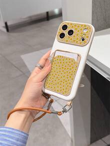1 buah Gantungan Kartu Bermotif Bunga Matahari Layar Penuh Modis dan Personalisasi, Bahan TPU, Casing Ponsel Pelindung Anti Jatuh, Cocok Sebagai Hadiah Liburan, Kompatibel dengan Apple 11/12/13/14/14plus/15/15plus/16/16plus/17/17pro dan Model Lainnya - MultiWarna - View 5