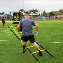 1pc 3 Meters 6-Section/4m 8-Section/6m 12-Section/8m 16-Section Agility Training Ladder, Detachable Portable Football Speed Training Ladder - Multicolor - View 6