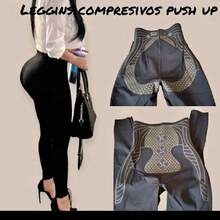 LEGGINS FAJA TIPO SOL LEVANTA POMPIS para Mujer con Diseño de Pompis y Corte Ajustado para un Look Elegante y Cómodo - Negro - Ver 4