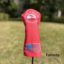 Pelindung Golf Merah 1919, Desain Bordir, Aksesori Golf, Bahan Tahan Lama, Memberikan Perlindungan Terbaik untuk Klub Golf Anda - MultiWarna - View 11