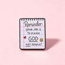 Funny Quote Lapel Enamel Pins And Brooches Badge Pins For Backpacks Bags Backpack Cool Decoration Friend For Gifts - Multicolor - View 2