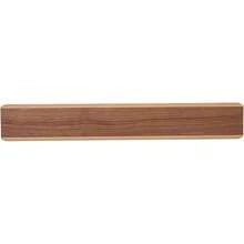 Magnetic Strips Wall, Solid Wood Magnetic Holder, No-Drill 3-Way Mount Adhesive Strips, (Walnut Wood, 16 Inches) - Multicolor - View 1