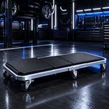 Featuring A 300-Pound Load Capacity, This Heavy-Duty Wheeled Work Stool Doubles As A 2-In-1 Heavy-Duty Automotive Creeper; With Its Padded Rolling Seat Capable Of Supporting 300 Pounds, It Is The Ideal Choice For Vehicle Undercarriage Maintenance. - Garage Repair Equipment - View 12