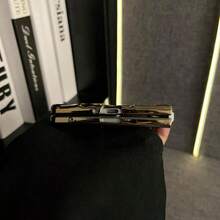 奢華電鍍豹紋透明手機殼，適用於 Galaxy Z Fold8 Z Fold 8，防震背蓋硬殼 - 金色 - 查看 9