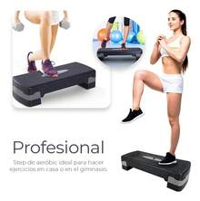 Step Banco De Aerobics Raganet DP007 Ejercicio Con 2 Alturas Ajustables Color negro - Negro - Ver 5