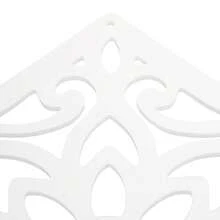 SENDERPICK Hanging Room Divider, 24-Piece White Indoor Room Divider For Home, Hotel, Office, Bar Decoration [Nice Gift For Your Family & Friend] - default - View 3