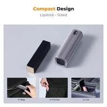 2-In-1 Refillable Screen Cleaning Spray Bottle, Multi-Color Portable Empty Cleaning Tool With Cleaning Cloth, Anti-Fingerprint Streak-Free Set, Suitable For Phone, Laptop And Car (Liquid Not Included) - one-size - View 5