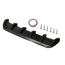 Car Rear Bumper Diffuser Lip 5 Fin Design, Universal Black Racing Spoiler Splitter, Compatible With Ford Mustang Camaro Challenger Charger Styling Accessories - A - View 6