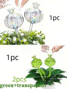 1pc/3pcs/5pcs Slow Release Plant Watering System, Multi-Purpose Indoor/Outdoor Gardening Tool, No Electricity Required, Elegant Self-Watering Decor, Stable Slow Drip Design For Even Plant Watering - Multicolor - View 10