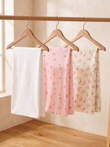 momscare 3pcs Baby Blankets Pink Series Soft Comfortable Fabric Thin Blankets Suitable For Newborns - Multicolor - View 5