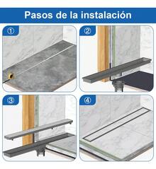 Shower Wall Coverings & Trim - Grey - View 8