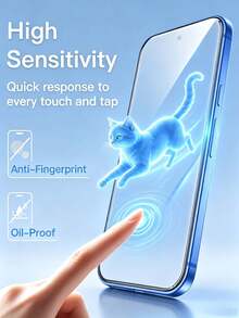 3pcs Tempered Glass Screen Protector For Pixel Phone, High Aluminum Glass, Scratch Resistant, 2.5D Curved, High Fit, HD Display, Case Friendly, Anti-Fingerprint, Easy To Clean - Phone Accessories - Clear - View 5