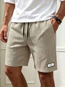 Men's Summer Sports Quick-Dry Breathable Shorts, Outdoor Casual Fashion Shorts - Khaki - View 1
