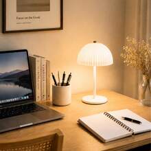 LED Touch Control 3-Color Mushroom Lamp, USB Rechargeable, Touch Switch, Dimmable/3-Color Temperature, Home Decor Ambient Light, Compact Design - Portable & Easy To Place, Suitable For Bedroom/Living Room/Hallway/Bathroom/Dining Room, Ideal Holiday Gift - Desk Lamp - View 8