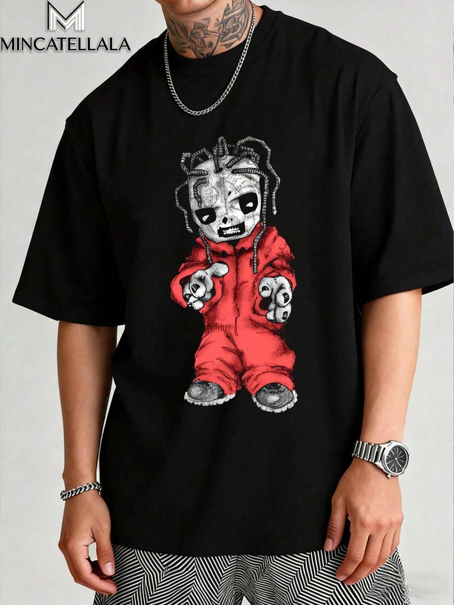 Men T-Shirts - Black - View 1