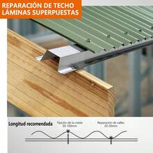 Pija Autotaladrante Anclo Hexagonal Punta Broca  Acero Dorado 100 Piezas - 38MM * 100 UD - Ver 4