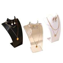 1pc Necklace & Earring Display Stand, Jewelry Model Display Rack, Luxury Jewelry Display Prop, Necklace Bracelet Earring Storage Rack, Suitable For Clothing Store Jewelry Display Container - Multicolor - View 2