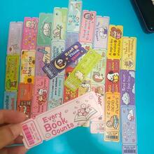 10/20/40Pcs Cute Cartoon Bookmarks Creative High Appearance Level Page Markers Unique Reading Tags Lovely Book Marking Accessories For Reading Journal Supplies,Random Pattern - Multicolor - View 9
