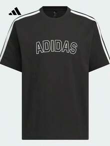 Adidas 男子ST SPORTS TEE運動休閒短袖T卹 - 黑色 - 查看 1