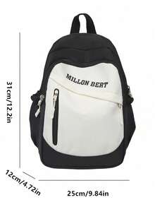 Versatile Men's Backpack - Black - View 4