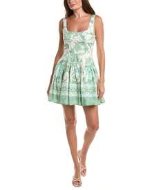 Avec Les Filles Bustier Mini Dress - Multicolor - View 1