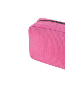 CAMEL CROWN Tas Penyimpanan Perlengkapan Mandi Portabel Ringan untuk Perjalanan, Tas Organizer Kosmetik, Cocok untuk Liburan di Luar Ruangan dan Perjalanan Bisnis - Hot Pink - View 3