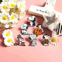 1pc 2026 New Snoopy Halloween Brooch, Fun Casual Accessory Suitable For Clothing, Pencil Case, Bag Decoration, Small And Unique, Surprise Gift For Friends And Family (Random Style) - Multicolor - View 4