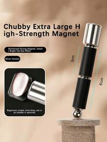 Extra Large High-Strength Magnet, Silicone Cylindrical Magnet And Magnetic Bead Combination Design, Enhanced Magnetic Force, Instantly Creates Cat Eye Effect, Specially Designed For High-Gloss Cat Eye Gel - Multicolor - View 11