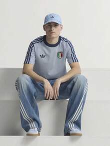Adidas New Summer Men's Crew Neck Casual Breathable Short-Sleeve T-Shirt - Blue - View 7
