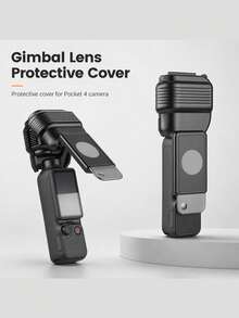 1pc Gimbal Lens & Screen Protector Cover For Osmo Pocket 4, ABS Hard Shell Anti-Scratch Anti-Dust Protective Case With Soft Cushioning Lining And Quick Flip Design, Suitable For Travel, Vlog, Outdoor Shooting And Daily Carry - View 1