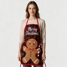 Best-Selling Christmas Apron, Holiday Decoration Party Home Use Waterproof Stain-Resistant Christmas Apron - Multicolor - View 3