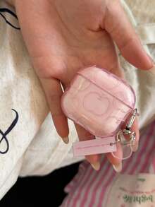 Casing Pelindung Apple Pods 4 Garis Pink Lucu, Kompatibel dengan Pod 3, Casing Earphone Apple Pro Generasi ke-2, Bluetooth Nirkabel Generasi ke-3, Pod Pro Generasi ke-4, dan Generasi ke-5. - Berwarna merah muda - View 9