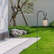Shepherd's Hook, Retractable Garden Planter Stand, Metal Hanging Solar Light, Bird Feeder, Mason Jar, Christmas String Lights, Lantern, Garden Stake And Wedding Decor - A - View 3