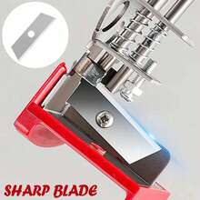 [Hot ] Stainless Steel Wire Stripper - Portable Mini Cable Cutter And Crimping Tool, Industrial Coaxial Wire Stripper, White/Red - Multiple Styles - View 5