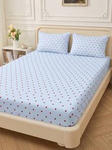 11-Piece Set Only Includes Fitted Sheet, Mattress Protector, Bed Cover, Wrinkle-Resistant, Breathable And Comfortable, Suitable For All Bed Sizes, Ideal For School Dorm Bedding, Bedroom Decor, Bedding, Does Not Include Pillows And Pillowcases, Machine Washable, Dorm Bedding - Multicolor - View 7