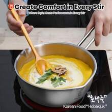 WAGENSTEIGER - Wok de acero inoxidable para bebé, 200 mm, base de 3 capas con núcleo de aluminio, todas las cocinas, cacerola multiusos, olla de ramen, olla de cocina para exteriores o camping - Plateado - Ver 8