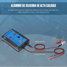 Kit de Limpieza de inyectores automotrices 2 en 1, probador de inyección de de Doble Canal con 8 adaptadores y Modos de Pulso, Equipo de diagnóstico de 4 Cables para de - A - Ver 7