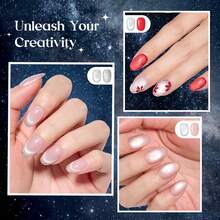 Beetles 6 Colors 9ML Silver Cat Eye Gel Nail Polish Set, Dusted Galaxy Magnetic Glass, Crystal, Pearl, Reflective & Glitter Gel Polish With 2 Magnets, DIY Color Card, Soak Off UV LED - 6 Colors 9ML Silver Cat Eye - 查看 3