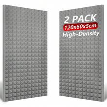 Tấm xốp tiêu âm thiết kế hình kim tự tháp TOUO 1-4 gói 47.2"X23.6" ốp tường cách âm cho KTV và phòng khách - TOUO - Xem 23