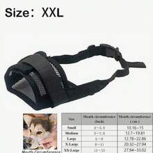 2/1pc Dog Muzzle, Soft Mesh Material, Suitable For Small, Medium And Large Dogs Such As Chihuahua, Poodle, Husky, Labrador, Etc., Breathable, Prevents Biting, Chewing And Grooming, Does Not Affect Panting And Drinking - Pink - View 16