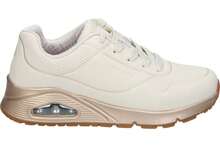 SKECHERS | Zapatilla Skechers Uno Gen1 Cool Heels para Mujer – Deportiva en Color Blanco – Sneakers con Cordones – Air Cooled Memory Foam – Skech Air – Estilo Casual – Cómodas - Blanco - Ver 1