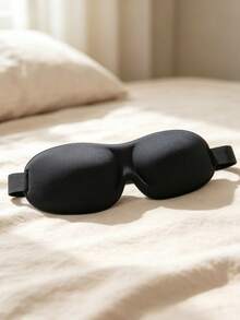 1 buah Masker Tidur Kontur 3D dengan Potongan Tanpa Sambungan Satu Bagian, Pas Menempel di Sekitar Hidung untuk Pemblokiran Cahaya yang Lebih Baik. Cocok untuk Tidur Siang di Rumah, Perjalanan Bisnis, Bepergian, dan Istirahat di Kantor. - masker mata - View 3