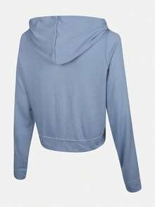Nike Jaket Sweatshirt Rajut Wanita AS W NK LT WT JRSY FZ IU0728-486 - Dusty Blue - View 3