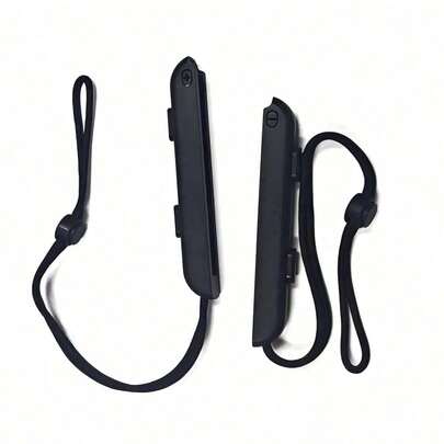 Bk-Ns002 1 par de correas de muñeca de plástico negro para mando izquierdo y derecho, compatible con Switch/Switch Oled
